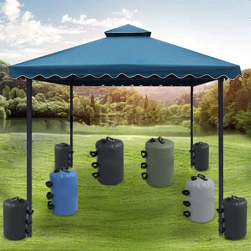 Canopy Tent Sand Bags Outdoor Sun Shelter Water Weight Bag Large Capacity Canopy Tent PVC Sandbag Outdoor Camping Tent Leg Bag