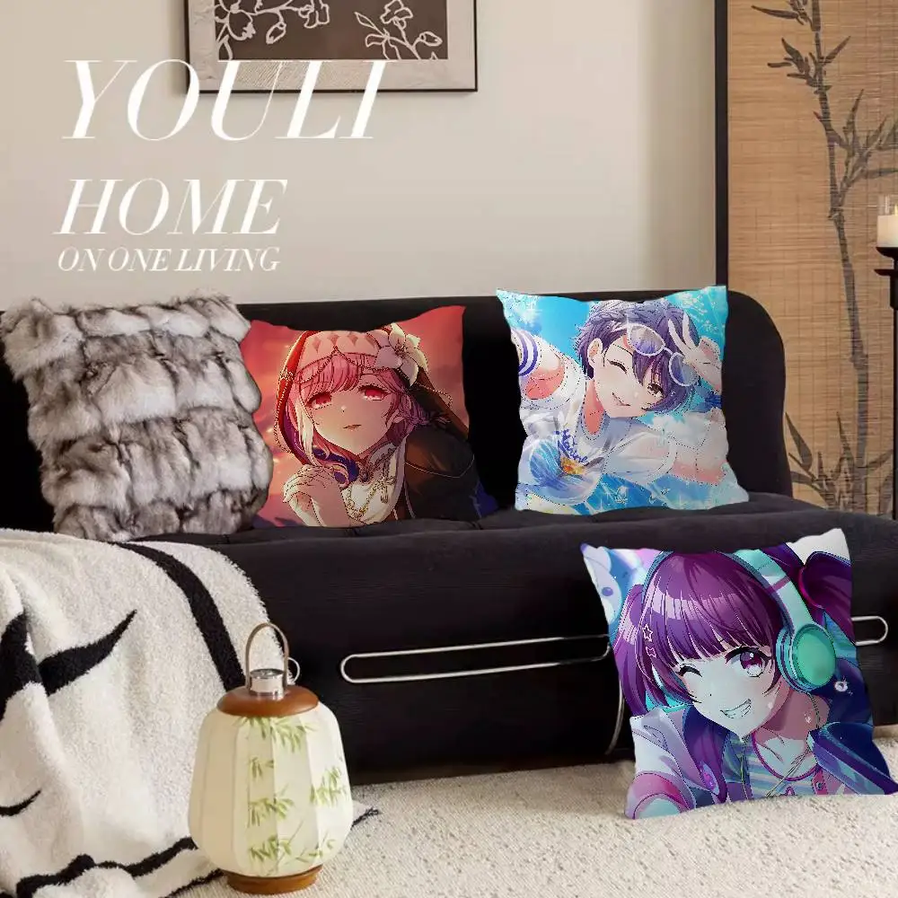 D-D4DJ Dig Delight Direct Drive DJ pillow cover sofa cushion cover home room decoration children gift