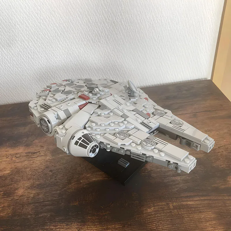 (مصممة من CreationCaravan) جديد 720 قطعة MOC-232890 الألفية المركبة الفضائية اللبنات نموذج لتقوم بها بنفسك الطوب سفينة الفضاء مجموعة اللعب #4