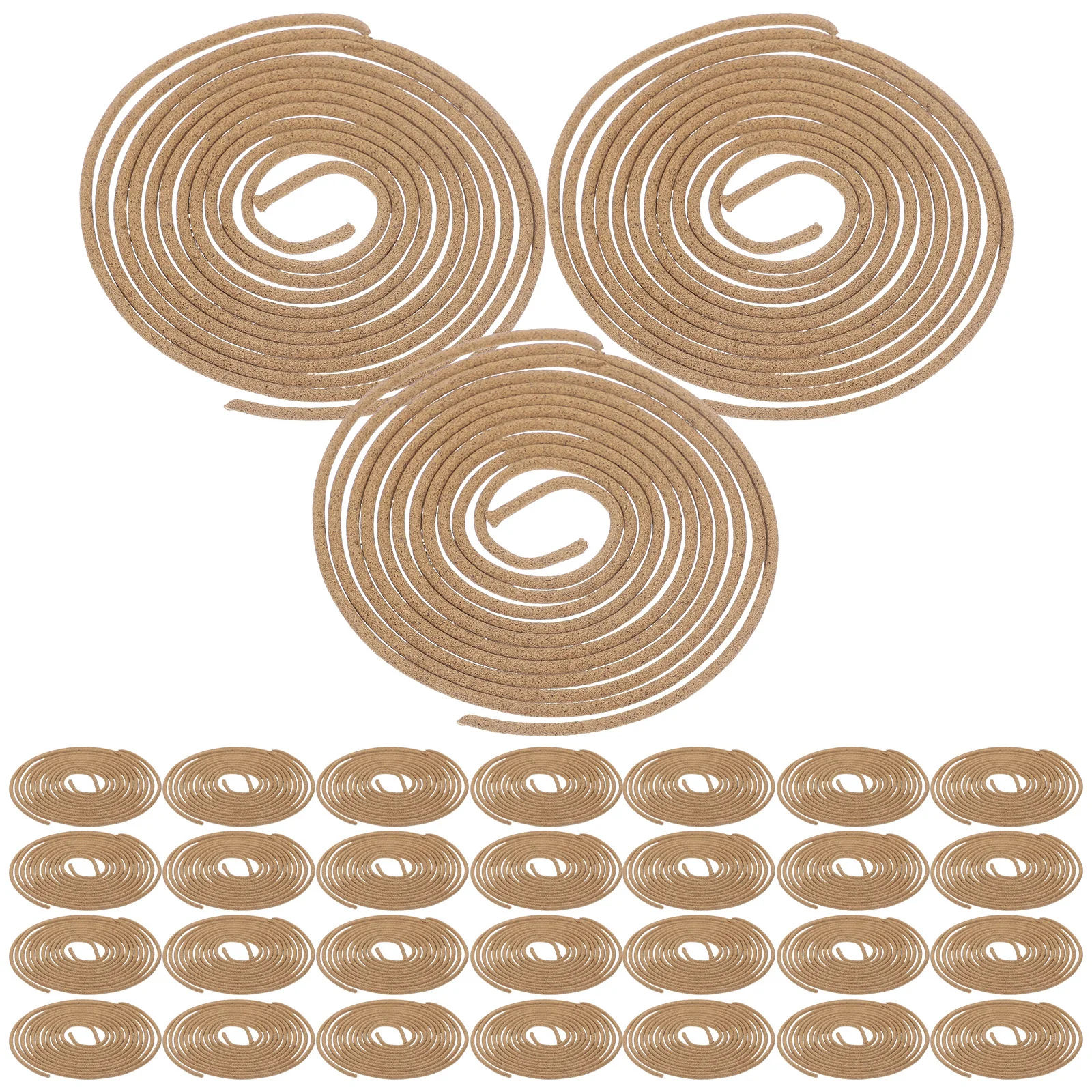 1 Box Natural Sandalwood Spiral Incense Coils Safe Fresh Air Burning for Home Office Meditation Indoor Incense