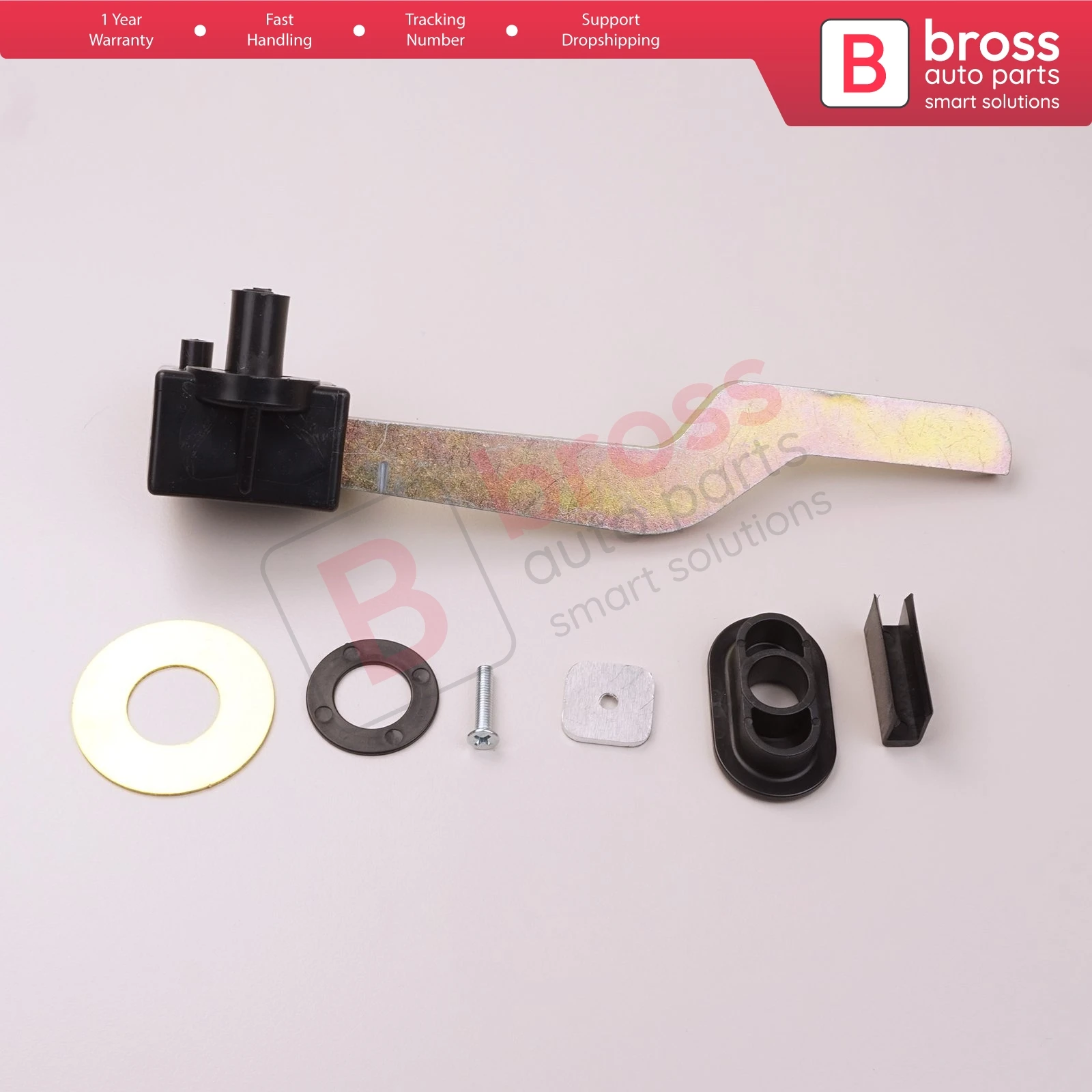 Bross BSR8-2 blokada dachu zatrzask część 54347031362 prawo dla Vauxhall Opel Holden Astra G kabriolet CC i BMW E46 kabriolet CC