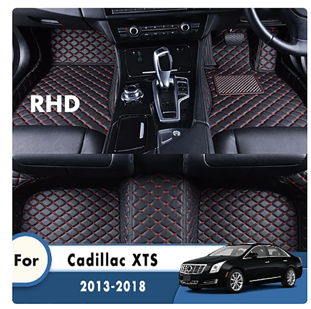 

Коврики для Cadillac XTS 2018 2017 2016 2015 2014 2013, Стайлинг под заказ, Аксессуары для ног, автомобильные коврики RHD