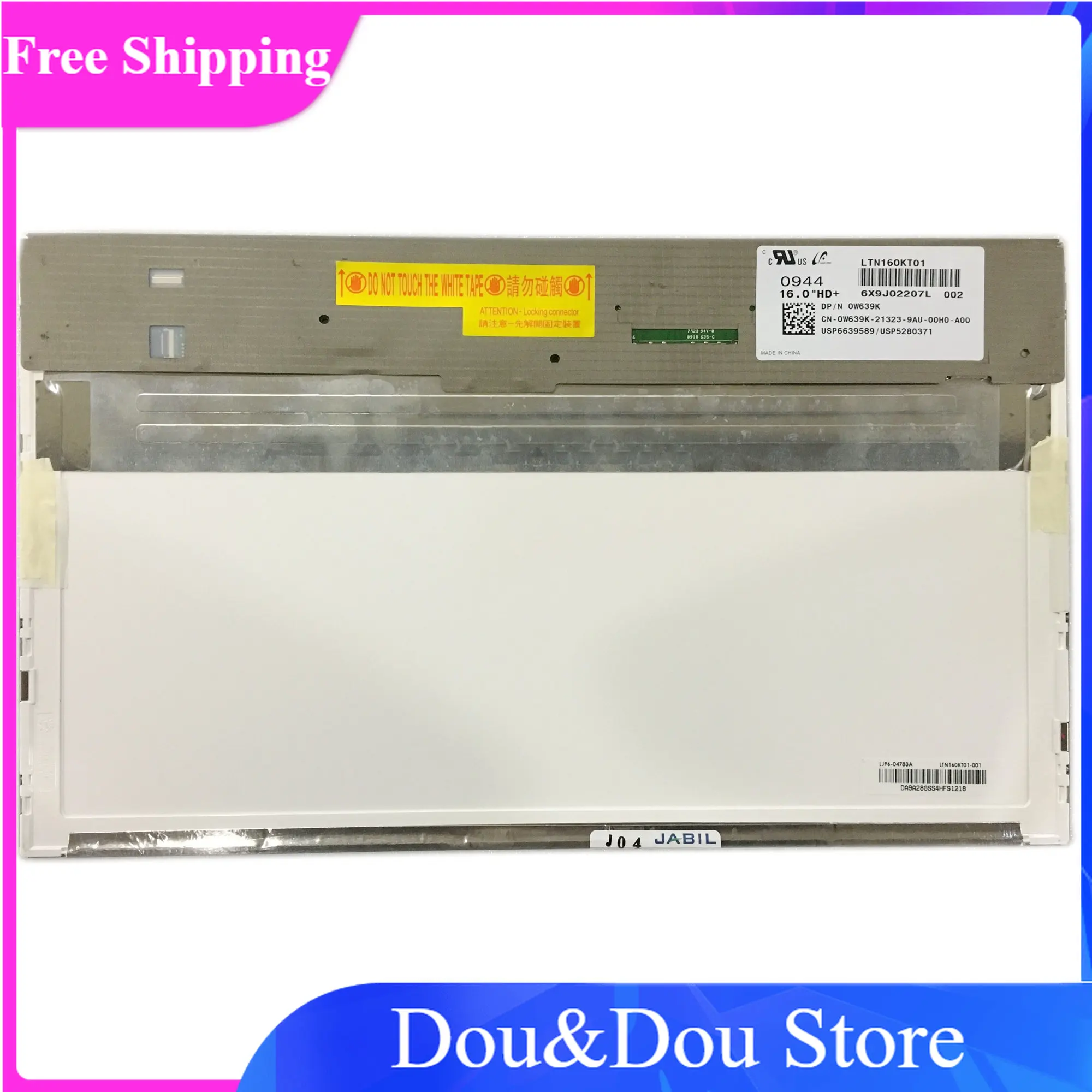 

LTN160KT01 16.0 INCH 1600X900 50 PIN PANEL LCD SCREEN NEW