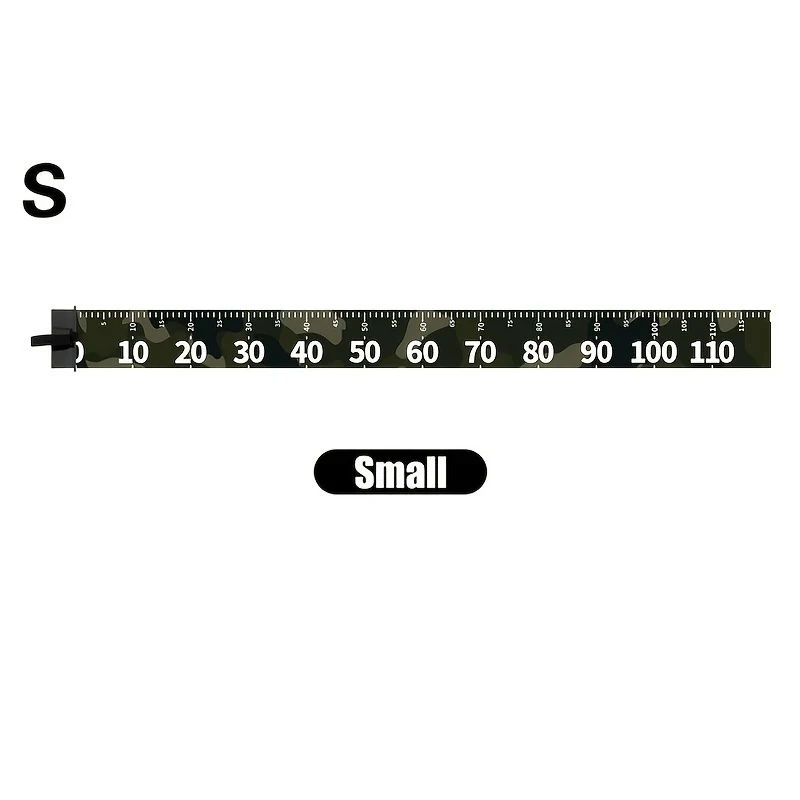 1 Stück 109,22 cm wasserdichtes PVC-Angellineal – langlebiges Maßband für Boote, Kajaks und Marine