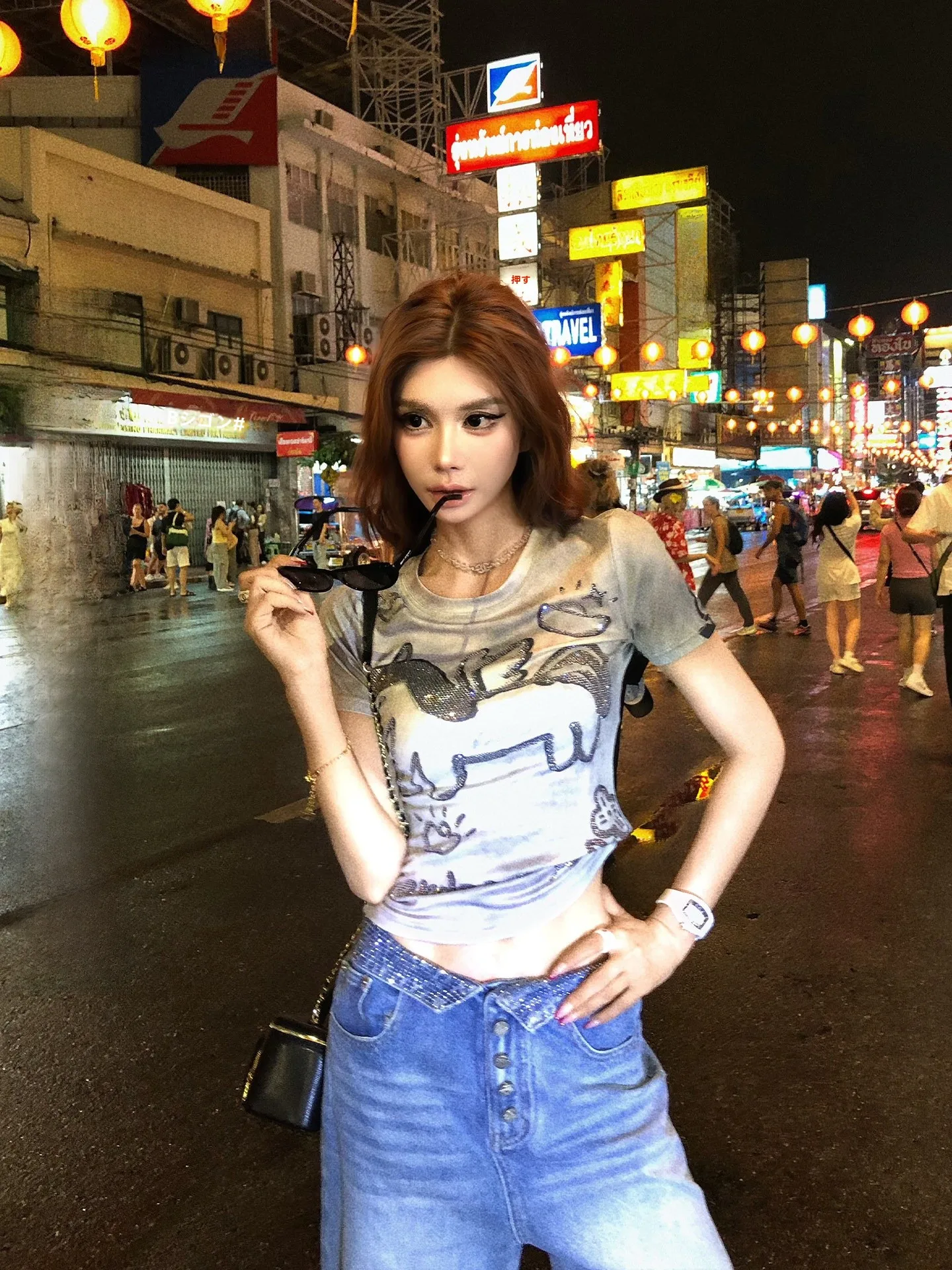 

Футболка с принтом Limited Edition Year Slimming, дизайн в повседневном стиле, из полиэфирного волокна, с длинными рукавами, круглым вырезом, короткая...