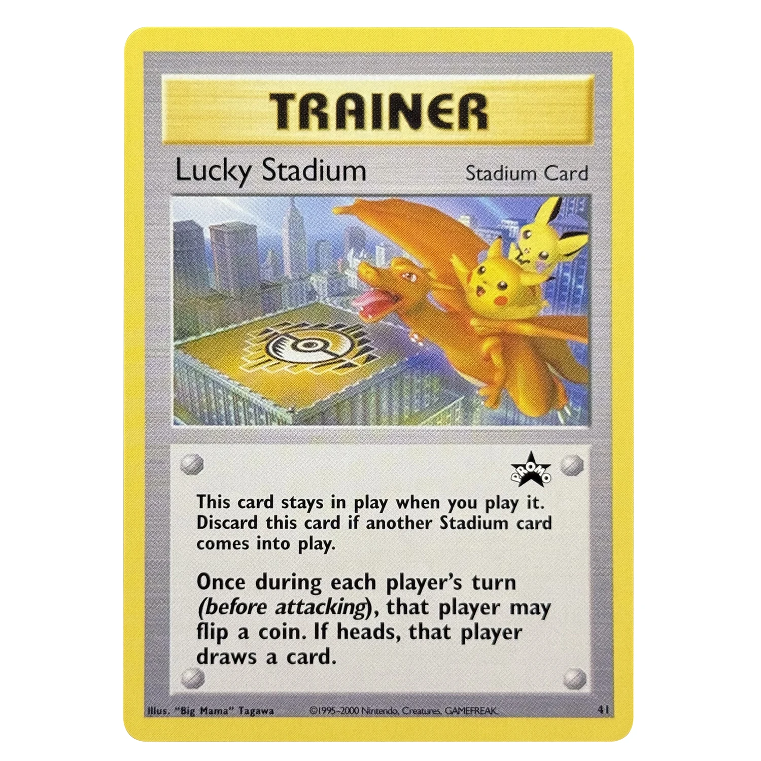 PKM Proxy Cards Promos Mewtwo Mew Pokmon Center Lucky Stadium P4 Chimecho Regular Trading Card Game Gifts