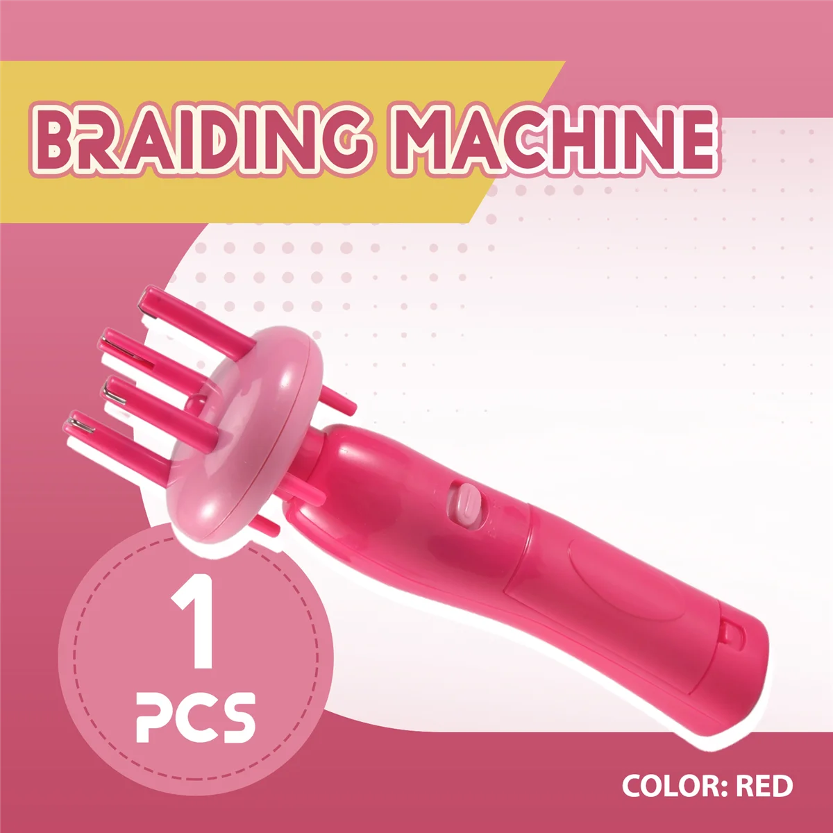 HOT Women Portable Electric Automatic Diy Hairstyle Tool Braid Machine Hair Weave Roller Twist Braider Device Kit
