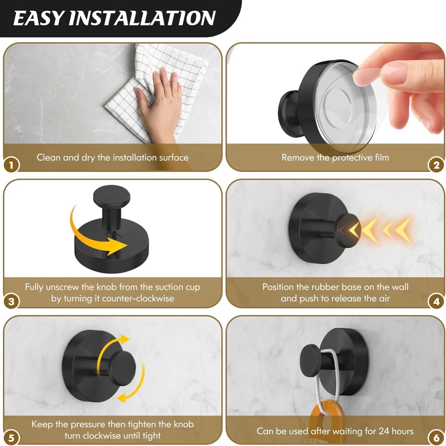 2pcs Suction Cup Hooks Waterproof Towel Coat Bath Robe Hook Holder Suitable for Bathroom Kitchen Glass Door Mirror Tile image 4