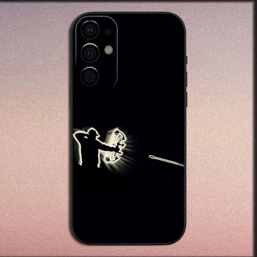 Cool Archery Sprot Phone Case For Samsung S25,S24,S21,S22,S23,S30,Ultra,S20,Plus,Fe,Lite,Note,10,9,5G Black Soft Cover