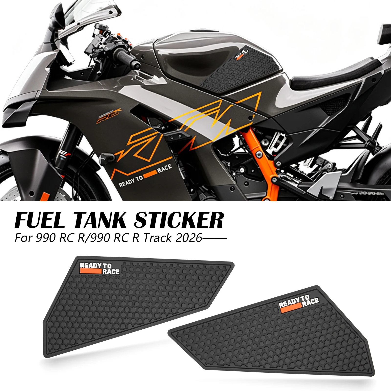 オートバイノンスリップサイド燃料タンクステッカー防水パッドゴムステッカー-ktm-990rc-r-2026-990rcr-990-rc-r-トラック-2026