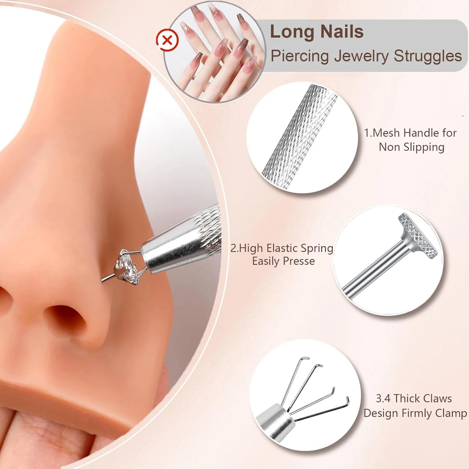 เครื่องมือ Grabber เปลี่ยนเครื - Body Jewelry Changing Kit บทวิจารณ์และราคา