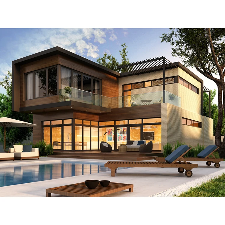 

CGCH Light Steel Structure Villas Made In China That Can Be Prefabricated Shanghai Light Steel Villa House