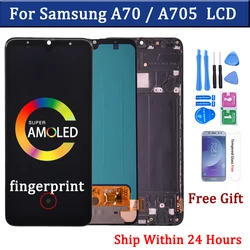 Super Amoled For Samsung A70 Display A705 A705FN A705YN A705F A705GM  LCD Touch Screen Digitizer Assembly Replacement