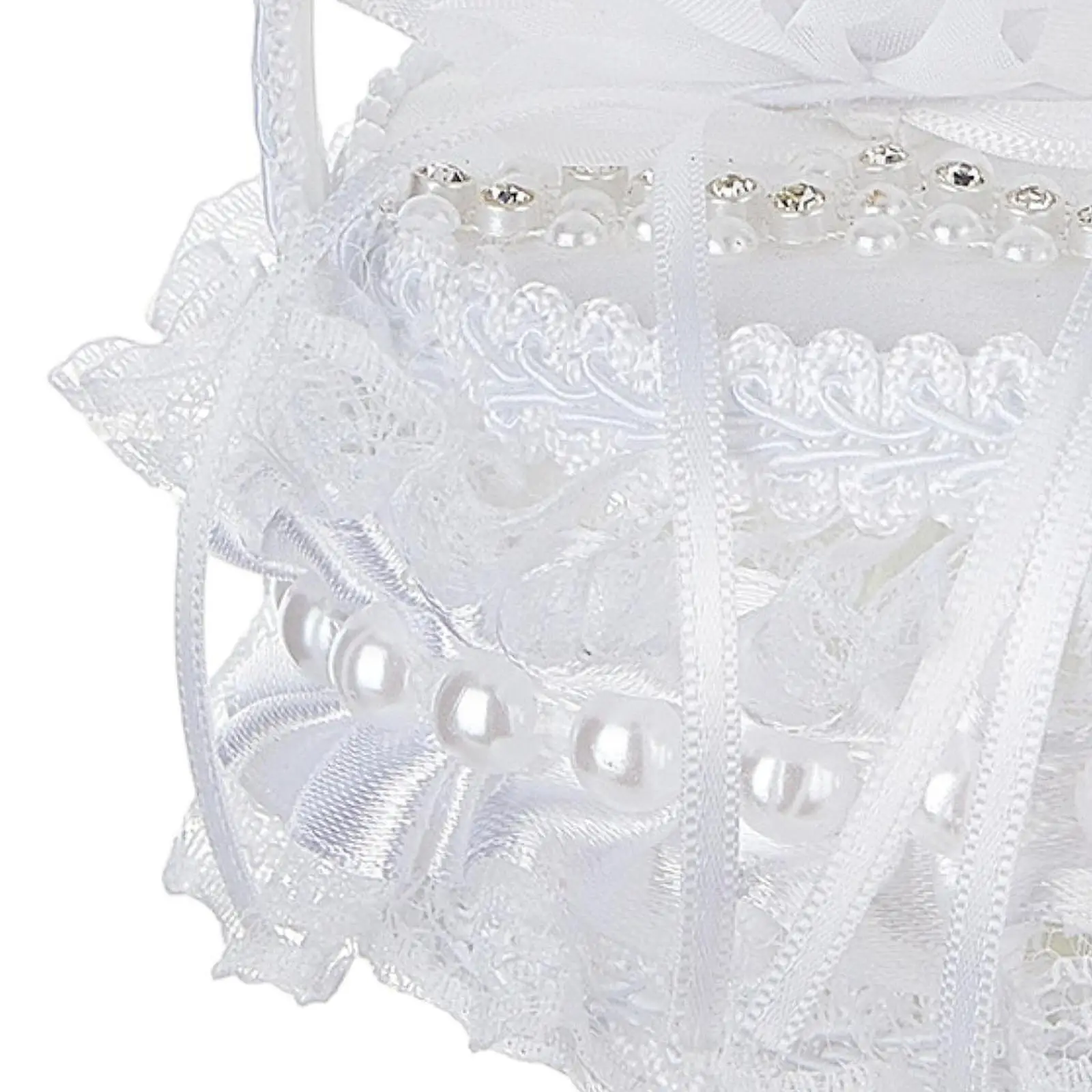 Wedding Ring Box, Mini Flower Basket Ring Container, Decorative Engagement Ring Holder Box, Jewelry Storage Box for Party