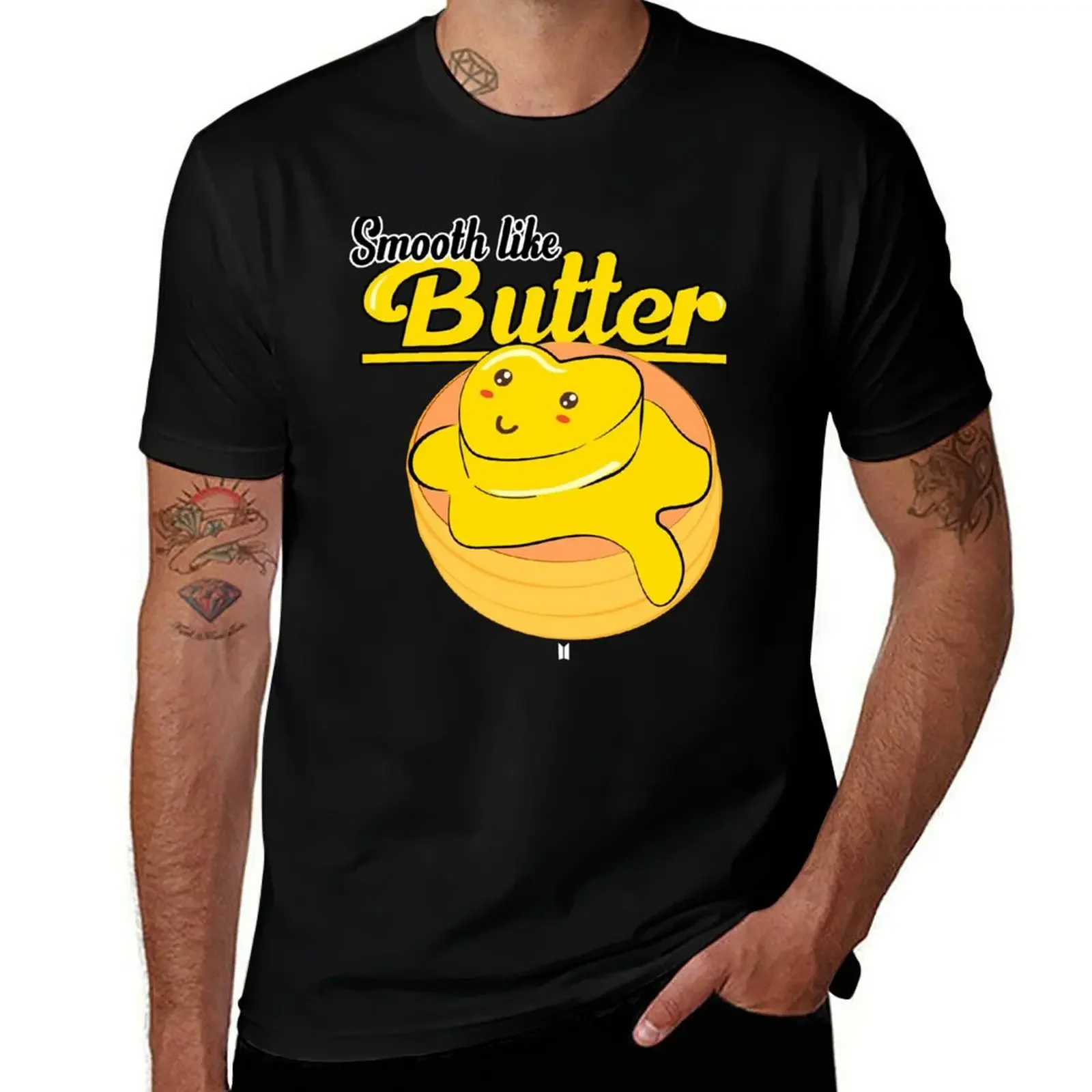 Smooth Like Butter T-Shirt oversized t shirt sports fans mens clothes