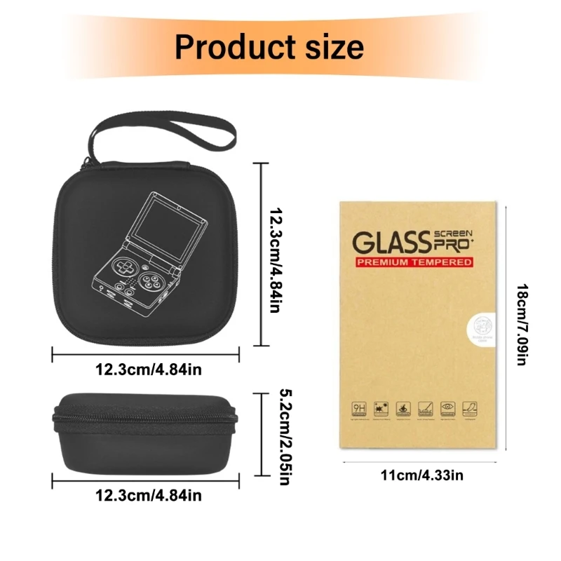 M17B Защитная сумка и пленка из закаленного стекла против царапин для RG35XXSP Экранная пленка Защитная пленка для консоли