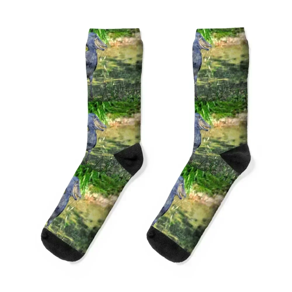 

Shoebill Socks Rugby shoes sport colored Socks Man Women's Running soccer anti-slip Toe sports Socks Men's Women's