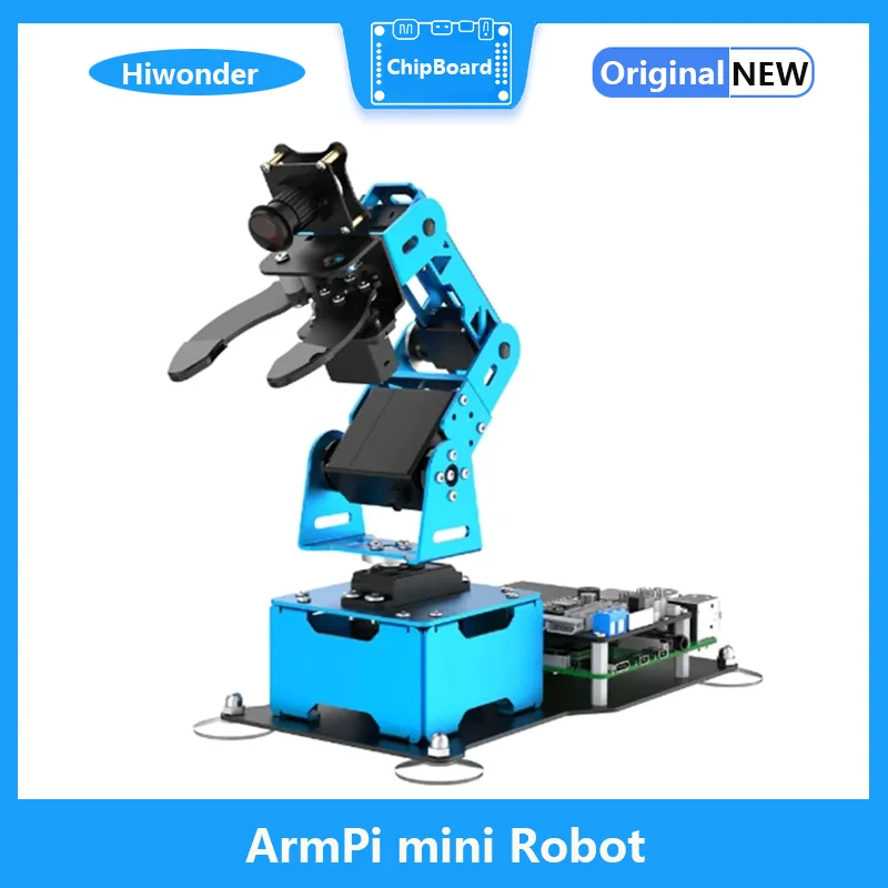 Hiwonder ArmPi mini 4DOF Vision Robotic Arm Powered by Raspberry Pi Support Python, OpenCV Target Tracking for Beginners