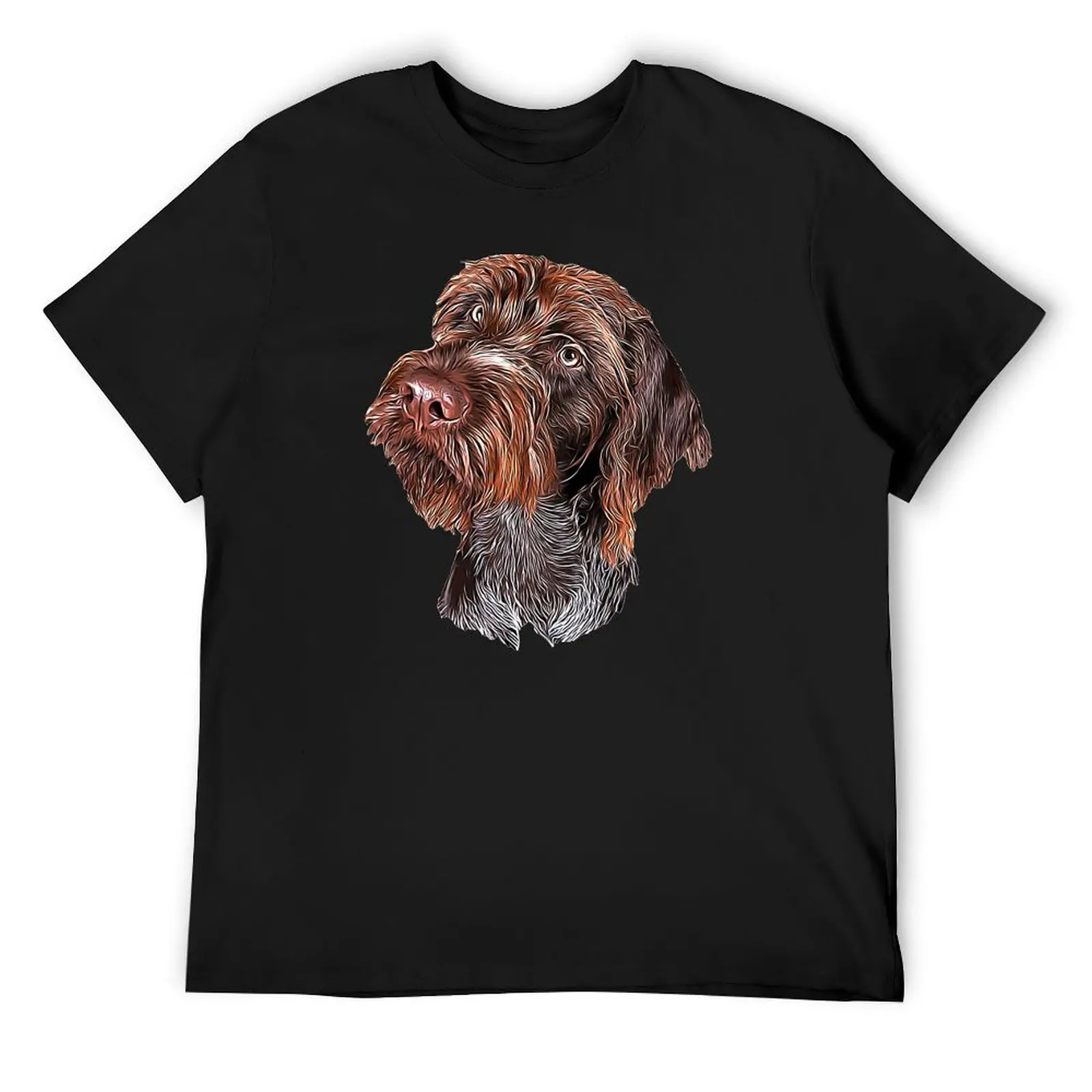 

German Wirehaired Pointer T-Shirt valentines boutique clothes fashion shirts heavyweights Men's clothing