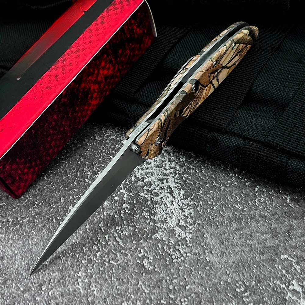 التخييم الصيد المحمولة متعددة الوظائف سكين في الهواء الطلق بقاء 420 الصلب مقبض للطي شفرة سكين التنزه الصيد أدوات EDC