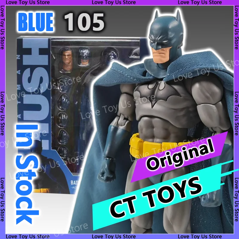 New CT Toys Batman Hush Blue Version Mafex 105 Bat Man Black New CT Toys Batman Hush Blue Version Mafex 105 Bat Man Black