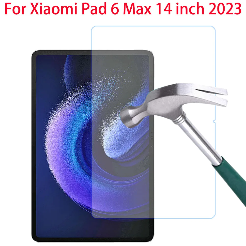 

For Xiaomi Pad 6 Max 14 2023 Tempered Glass Screen Protector For Pad6 6Max 14'' Protective Film Fit Screen Fall Prevention