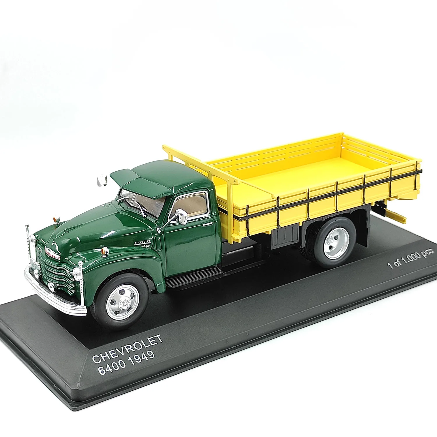دييكاست وايت بوكس 1:43 مقياس شيفروليه 6400 1949 شاحنة سبيكة سيارة نموذج تحصيل لعبة هدية تذكارية عرض حلية