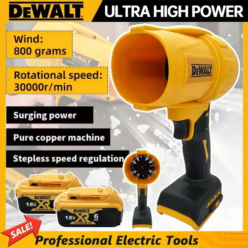 

Беспроводная турбовентиляторная воздуходувка Dewalt 22000 об/мин, ручной мощный вентилятор-сушилка, 20В, перезаряжаемый инструмент для сдувания пыли