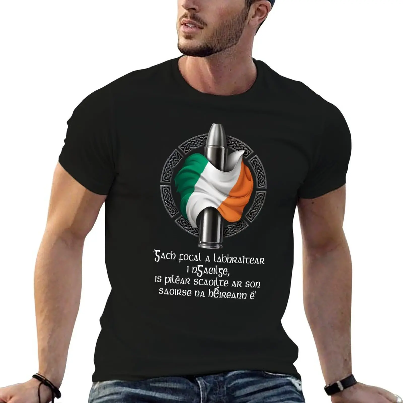Gaeilge Word man Irish shirt man Every Spoken casual t t shirt graphic T-Shirt of Kneecap