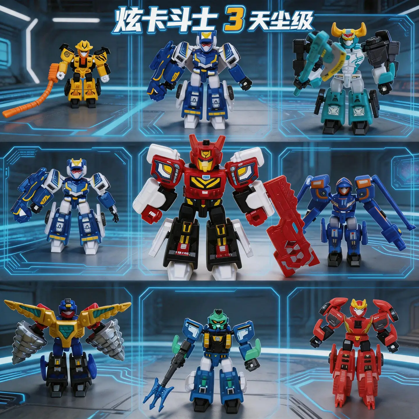 

Transforming robot model, boy's robot combination toy, children's educational gift ornament.