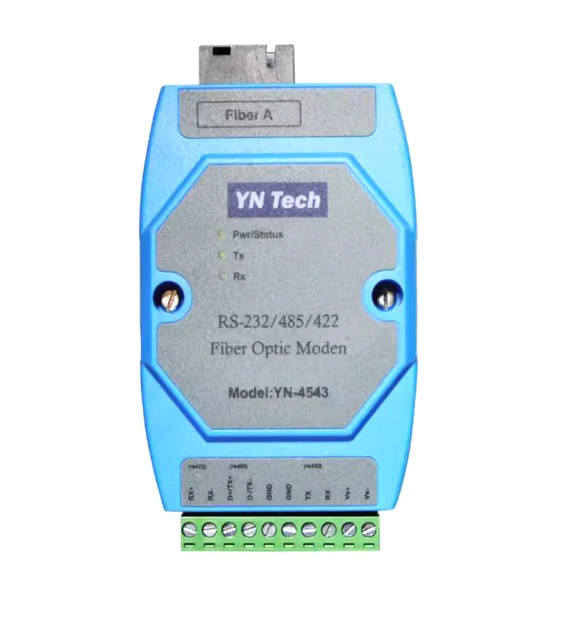 

YN4543 Serial Port Optical Modem RS485 to Fiber Bidirectional 485 Optical/Fiber Transceiver SC Industrial Grade