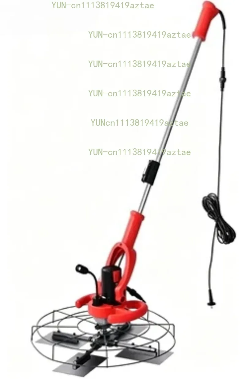 Hand Push Electric Concrete Floor Polisher, Cement Pavement Grinding & Smoothing Machine for Construction Sites