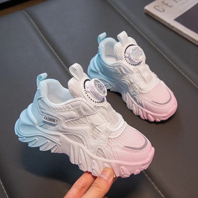 

Children Shoes Cute Platform Girls Sneaker PU Leather Mesh Kids Casual Sneaker 4 To 12 Years Sports Tennis Shoes for Girl