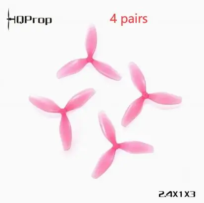 4 pairs HQ HQPROP Propeller 1.2/ 2 / 2.4/2.8inch 2.4X1X3 2.8X2.4X3 1.2x0.9x4 1.4X1.1X3(35MM) CCW CW RC cars Ultralight whoop
