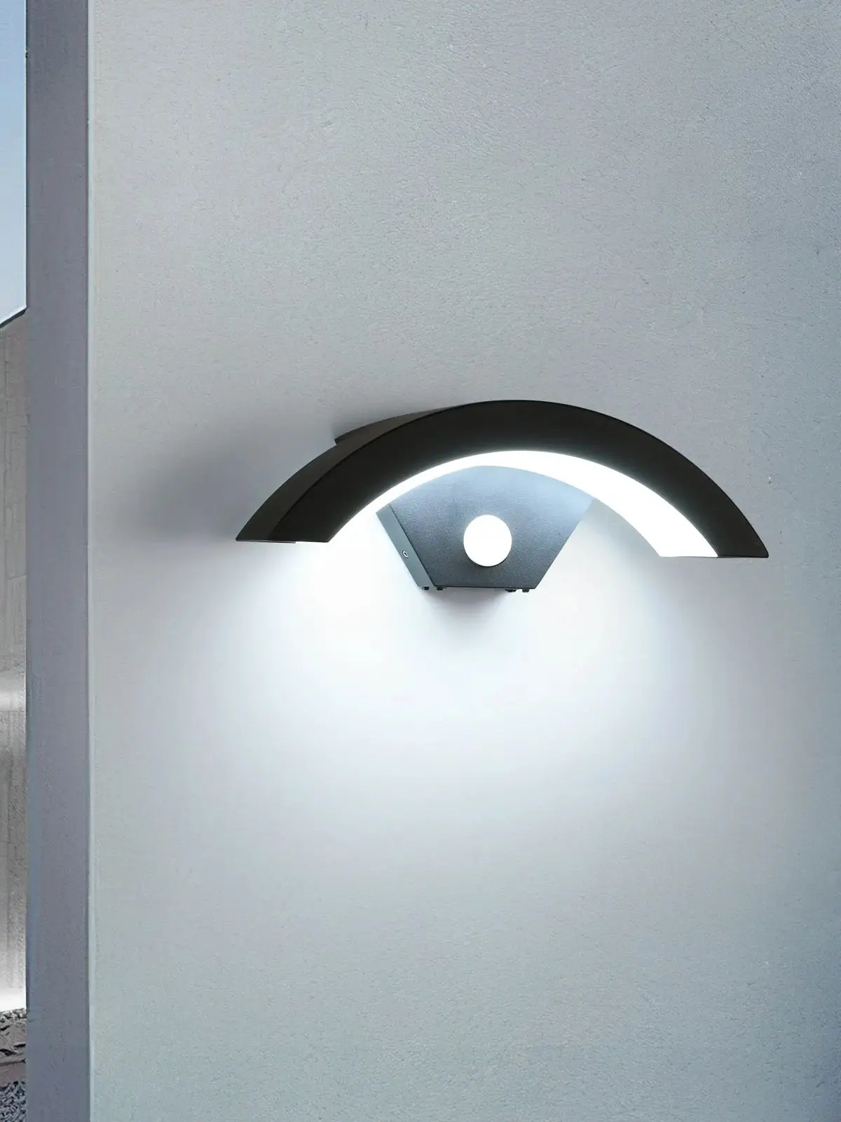 Applique murale extérieure, applique murale étanche IP65 24W 2700LM, éclairage mural moderne pour couloir