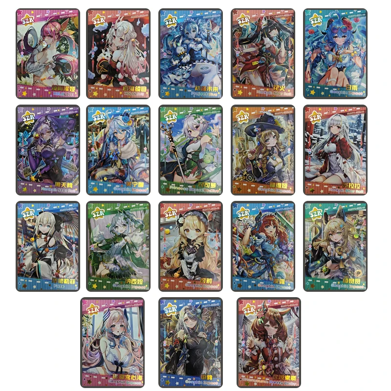 GoddessStory Flower Girl 5MHY1 SZR Card cartoon character Nakiri Ayame Hatsune Miku Collectible card toy Christmas birthday gift