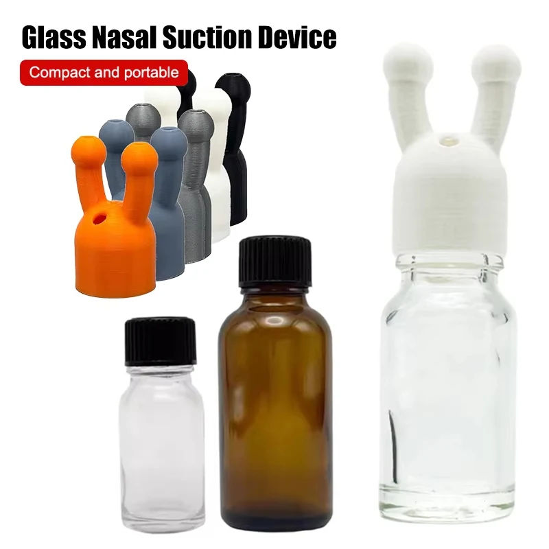 Cubierta de inhalador de aceite esencial a prueba de fugas, tapa de inhalador de aceite esencial, Mini botella dispensadora de inhalador de aceite esencial y Perfume