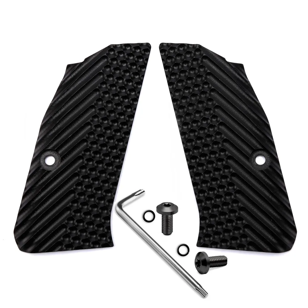 Guuun Non-Slip G10 Composite Hand Gripping Plates Slim Textured Panel Upgrades Compatible with CZ Shadow2 Compact