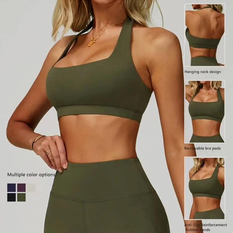

Спортивный бюстгальтер, женский комфортный топ для спортзала, дышащий противоударный эластичный спортивный костюм для йоги, женское нижнее белье с эффектом пуш-ап