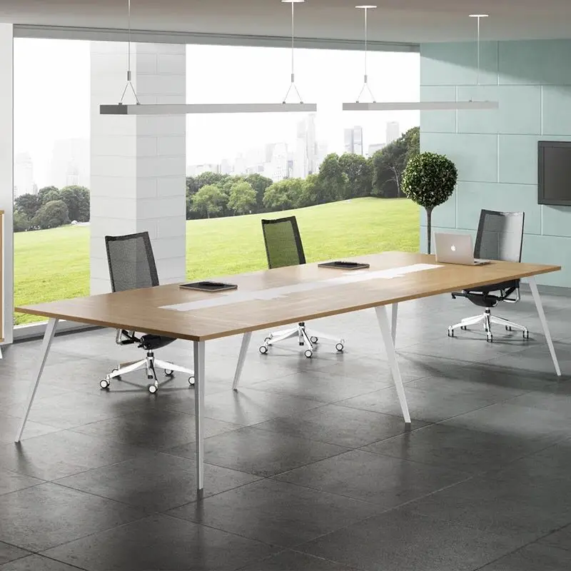 Conference, office desk and chair combination, simple, modern large training table, office furniture