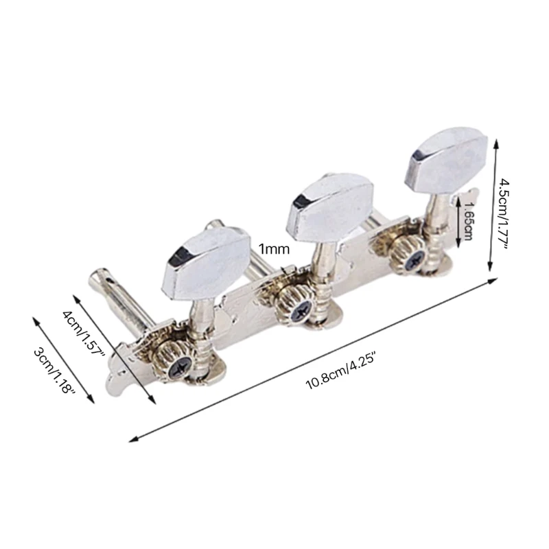 3L+3R Guitar String Tuning Pegs Guitar String Tuner Guitar Machine Heads Guitar Knobs Keys for Acoustic Electric Guitar