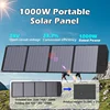 ポータブル折りたたみ式ソーラーパネル,単結晶ソーラー充電器,キャンプ用rv発電機,1000w,18v-24v,ip67,防水 1
