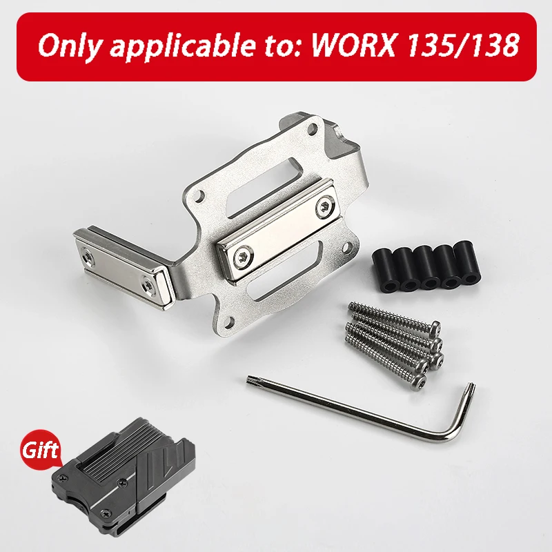 WU135/138 Modification Kit Waist Portable Electric Drill Storage Quick Hanging for WORX Strong Magnetic Modification Accessories