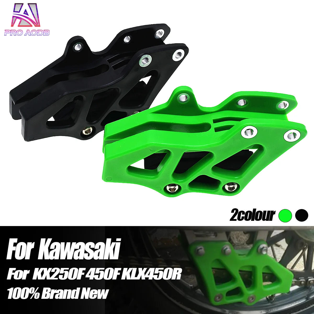 Swingarm Chain Guide Slider Roller For KAWASAKI KXF250 KXF450 KX250F KX450F KX250 KX450 KLX450R Motocross Dirt Bike Accessories