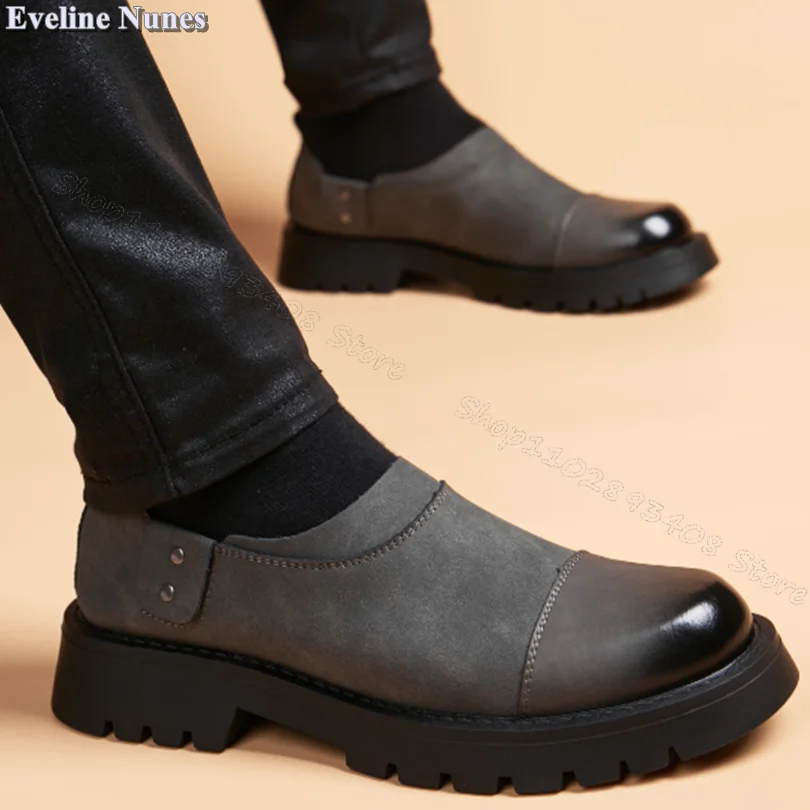 Schwarzer Slip auf bequemen Slippern runde Zehen Spleißen männliche Schuhe fallen Outfit Männer Mode Freizeit schuhe Größe 38-43 Zapatillas Mujer