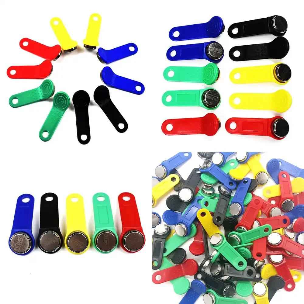 WAP01  Multicolor 50pcs/lot Rewritable RFID RW1990 iButton TM Touch Memory Clone Duplicate Key Copy Card Sauna Key Optional