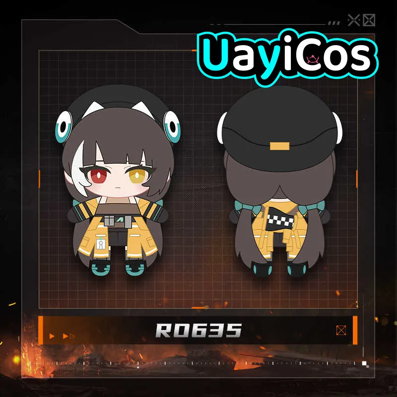 

Official Girls Frontline RO635 M4 SOPMOD II 11cm Stuffed Plushies Doll Clothes Keychain Bag Pendant Anime Figure Game Toy Kids