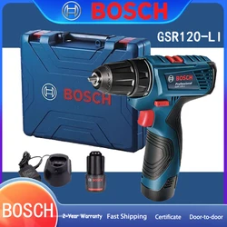 BOSCH GSR120Li Professional 12V Wireless Electric Drill Forward and Reverse Screwdriver 1Li-Battery 1Charger 1Toolbox Power Tool