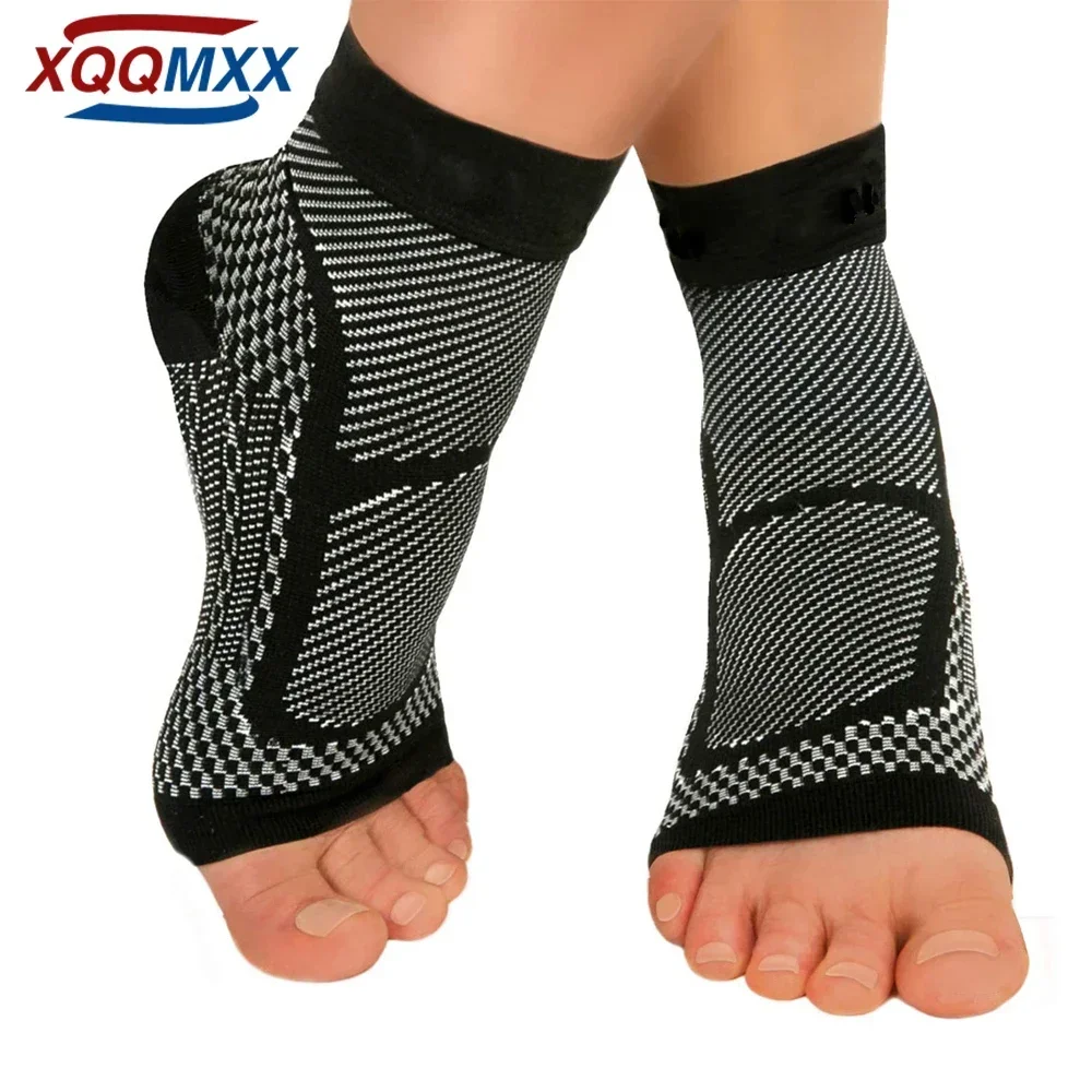 

1Pair Ankle Compression Sleeve Open Toe Ankle Compression Socks Plantar Fasciitis Support Brace Ankle Brace for Men Women