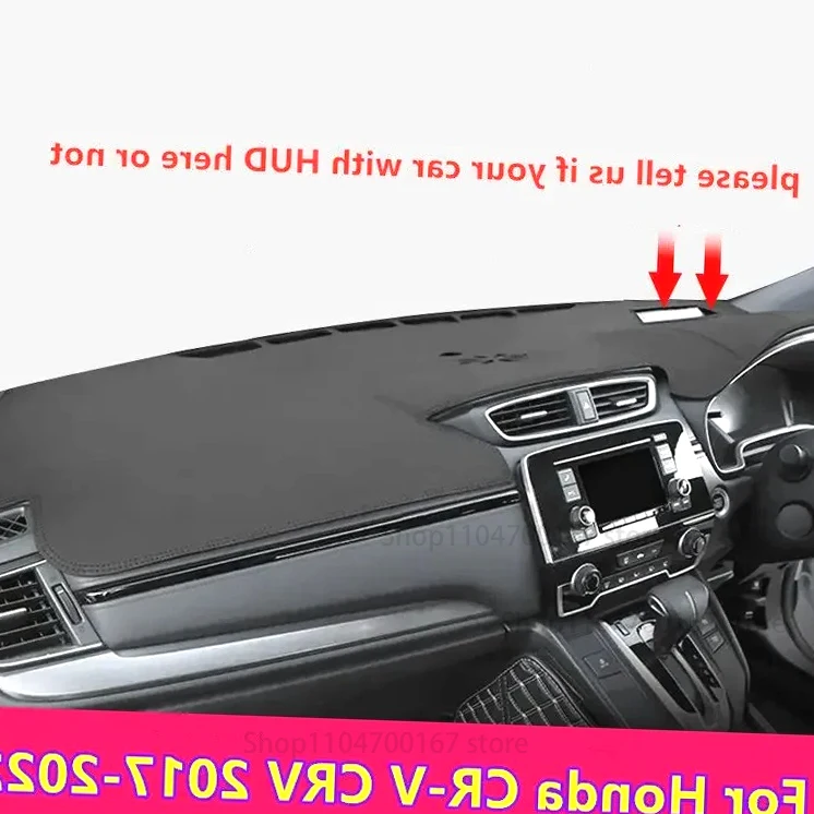 

Новинка! Левый руль из искусственной кожи, чехол для приборной панели, коврик для приборной панели, коврик для приборной панели, ковер для Honda CR-V CRV 2017 2018 2019 2020 2021 202